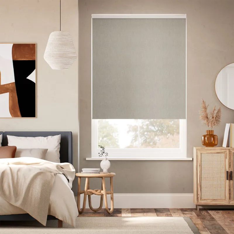 Moda Blackout Warm Grey Roller Blind