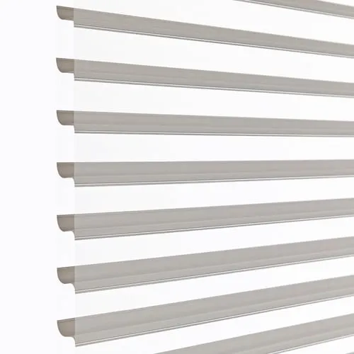 Enliven Stone Grey Tri-shade Roller Blinds