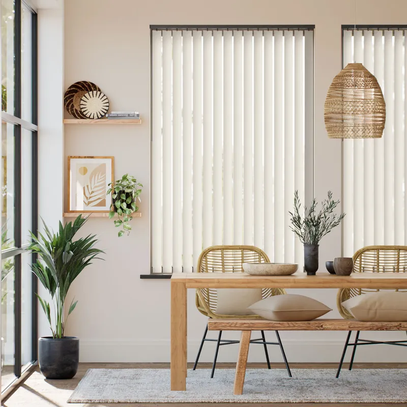 Luxe Sevilla Antique Cream Vertical Blind