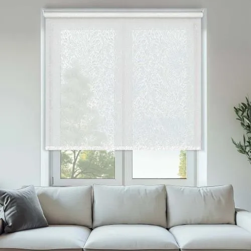 Petal White Cordless Roller Blinds - Shop Now