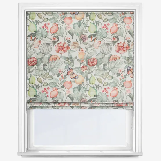 Clemence Papaya Roman Blind