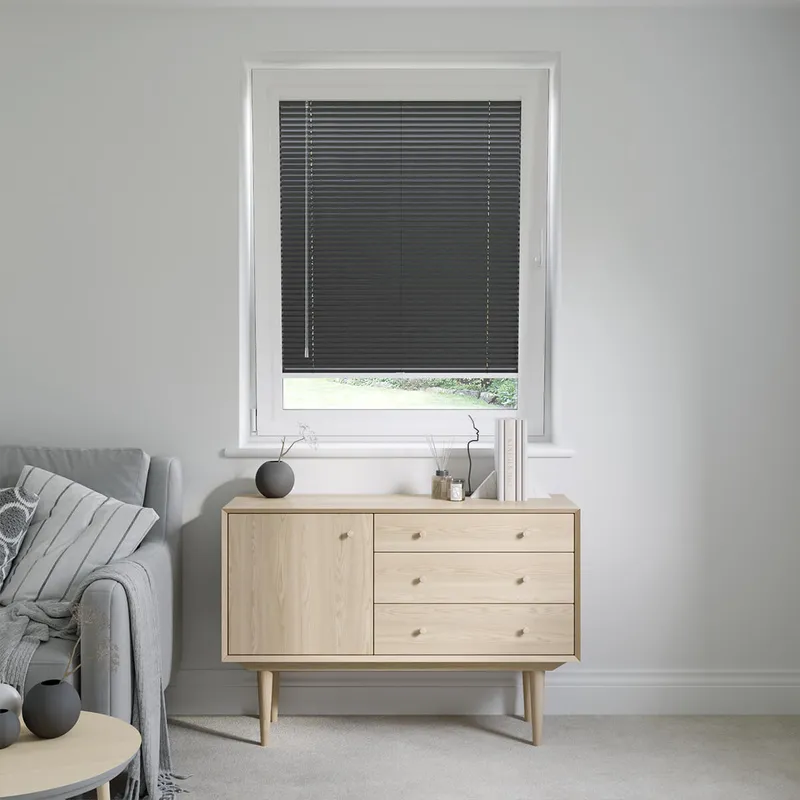 Perfect Fit Glimmer Noir Venetian Blinds 25mm