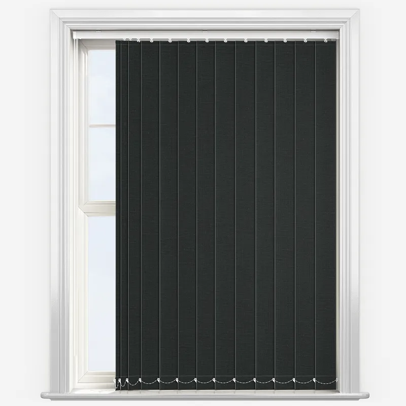 Aqualush Black Vertical Blind