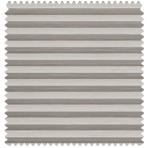 Cecily Parchment Freehanging Pleated Blinds