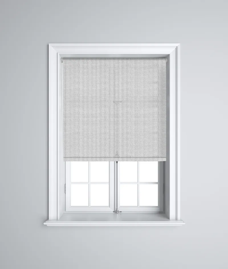 Lissa Light Grey 3m 230v Radio Operated Electric Roller Blinds