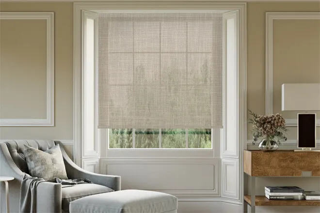 Beverly Linen - Woven Heavy Voile Roller Blind