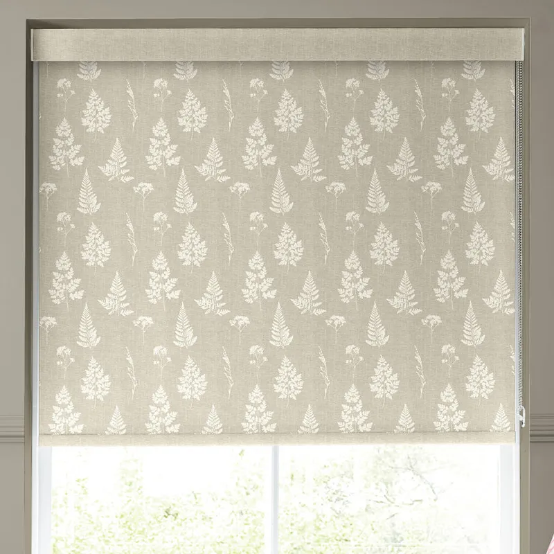 Emily Bond Tynesfield Translucent Made To Measure Roller Blind Linen