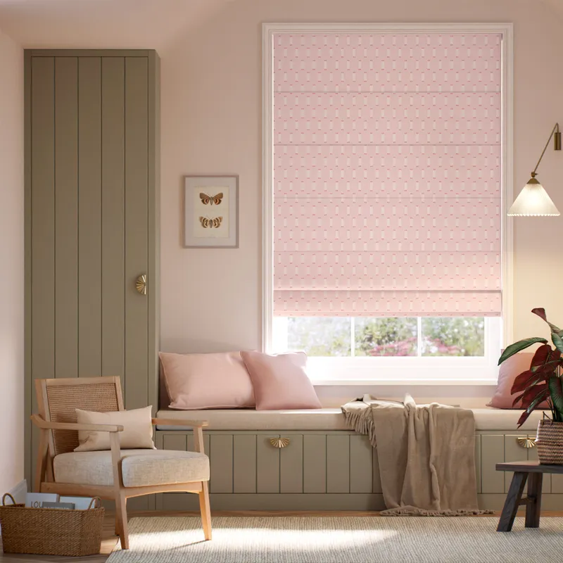 Matchsticks Milkshake Roman Blind