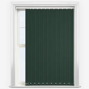 Optima Dimout Hunter Green Vertical Blind