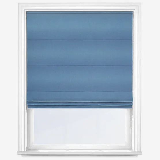 Canvas Aegean Blue Roman Blind