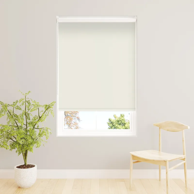 Delicate Cream Blackout Roller Blinds