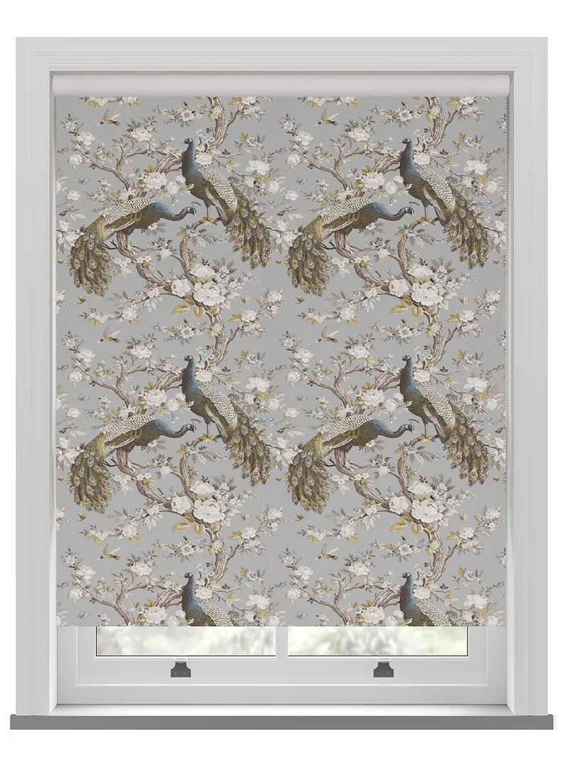 Laura Ashley Belvedere Chalk Blue Roller Blind