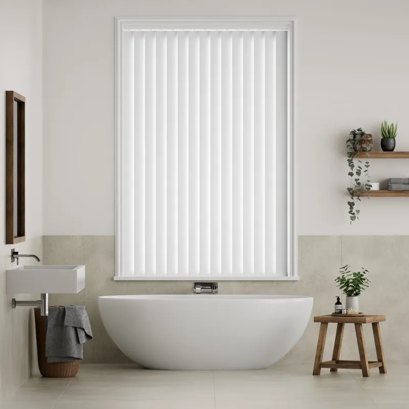 White Pvc Blackout Vertical Blind