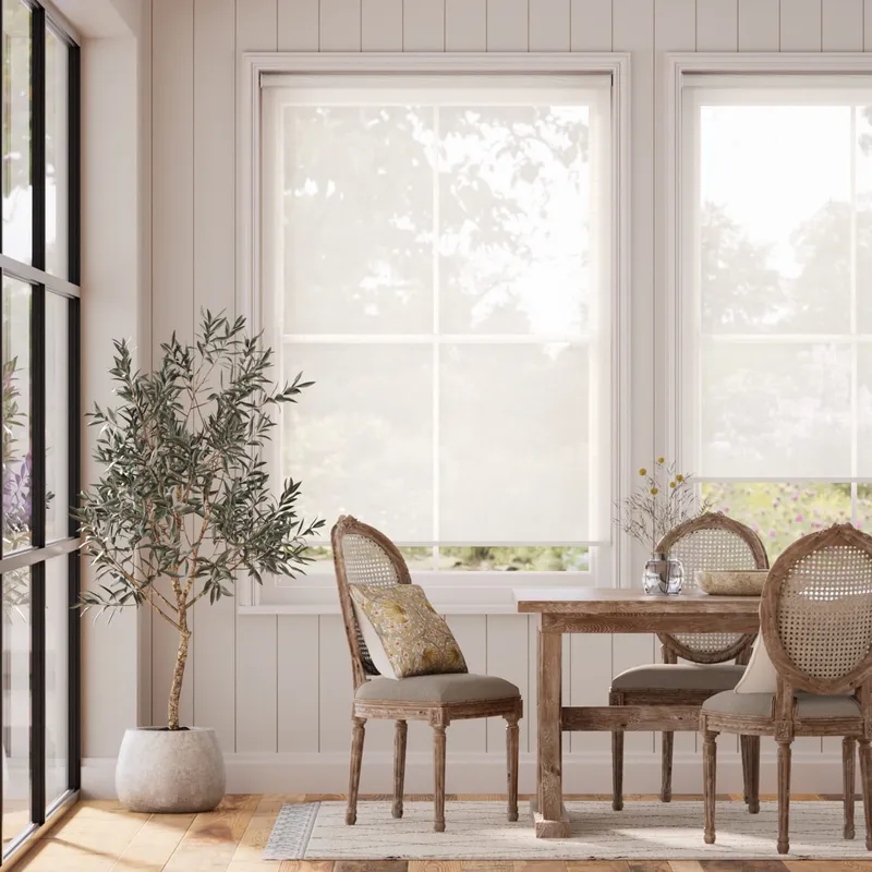 Rowan White Roller Blind