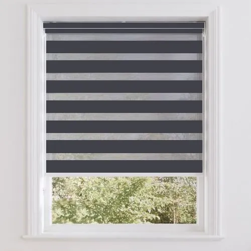 Verve Graphite Day & Night Roller Blinds