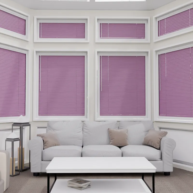 Perfect Fit No Drill Metal Blind - Wild Plum - 25mm