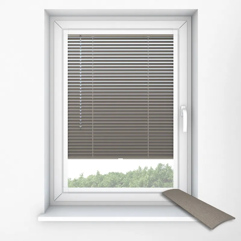 0017 Silver Perfect Fit Venetian Blinds