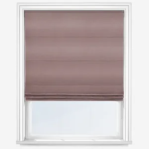 Luxe Faux Silk Rose Roman Blind