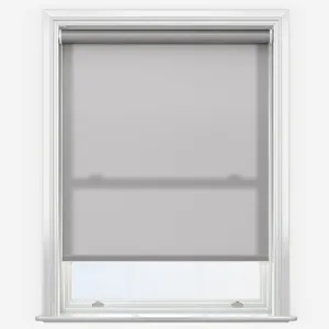 Deluxe Plain Storm Grey Roller Blind