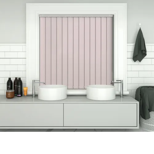 Ava Hint Of Pink Vertical Blind