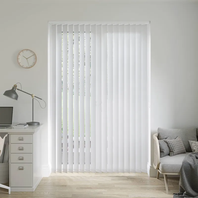 Granada White Vertical Blinds