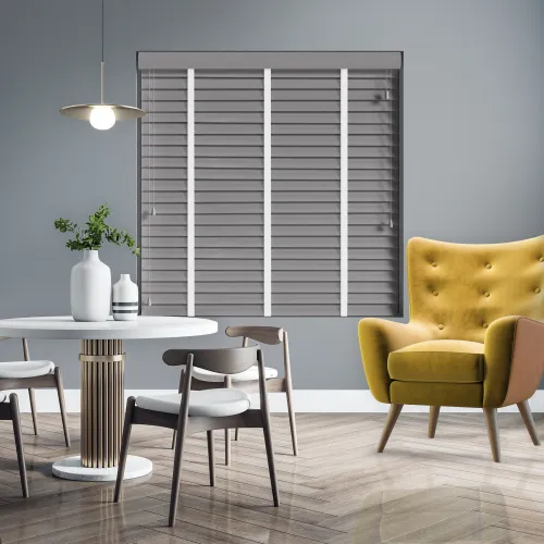 Ash Wood Blind With Cotton Ladder Tapes