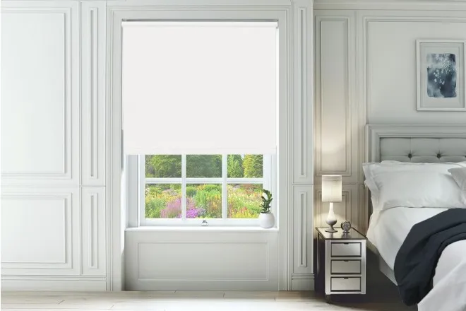 Primo Pure White - Roller Blind