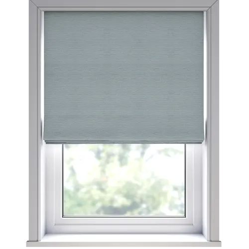 Lumi Smoke Deluxe Roman Blinds