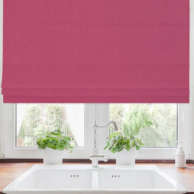 Oslo Made To Measure Roman Blind Pink