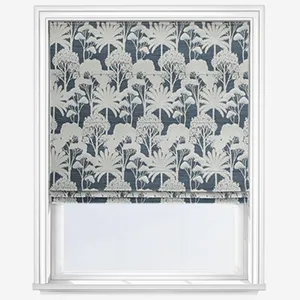 Mandrelle Indigo Roman Blind