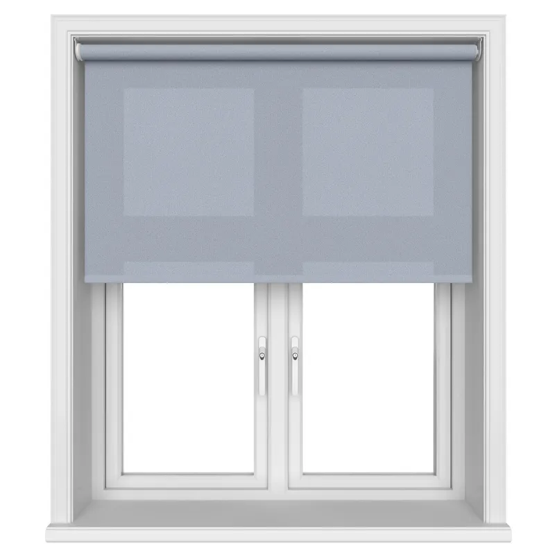 Whitby Pale Denim Motorised Roller Blind