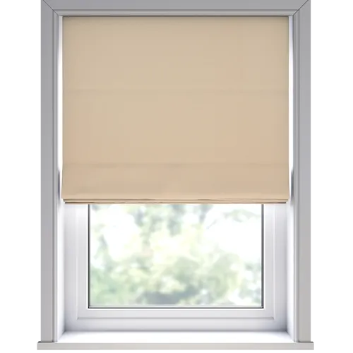 Lorenzo Wheat Deluxe Roman Blinds