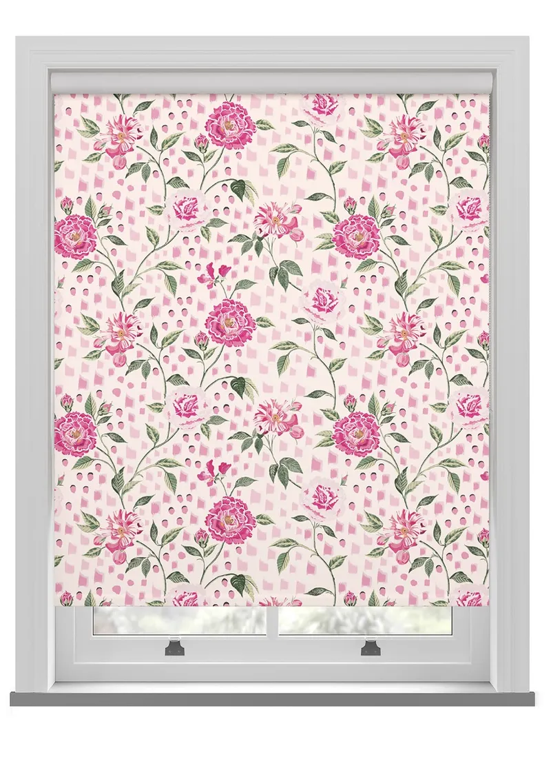 Cath Kidston Tea Rose Pink Roller Blind