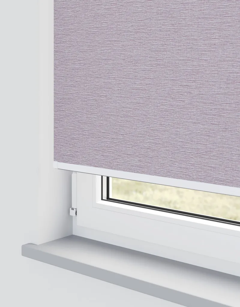 Quentin Mauve Electrical Roller Blind
