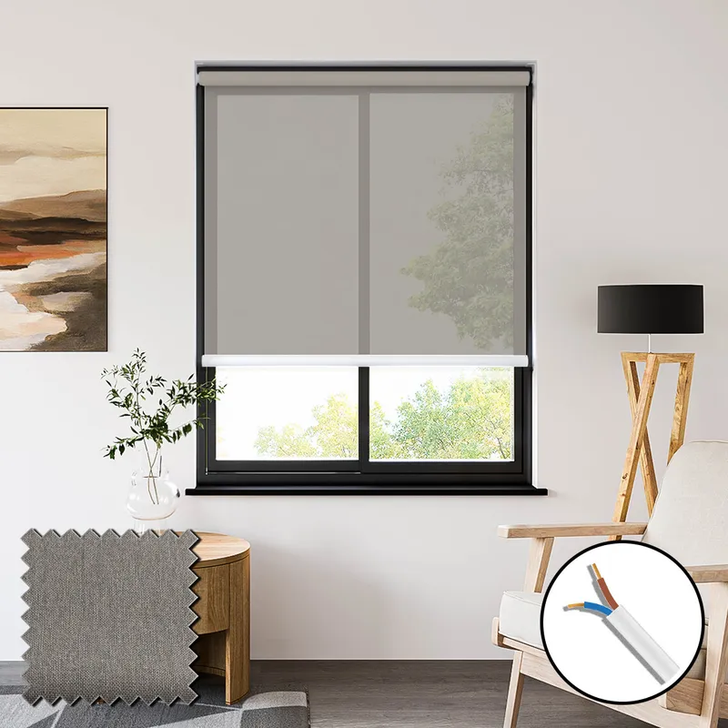 Lucid Storm 230vac Electric Voile Roller Blinds