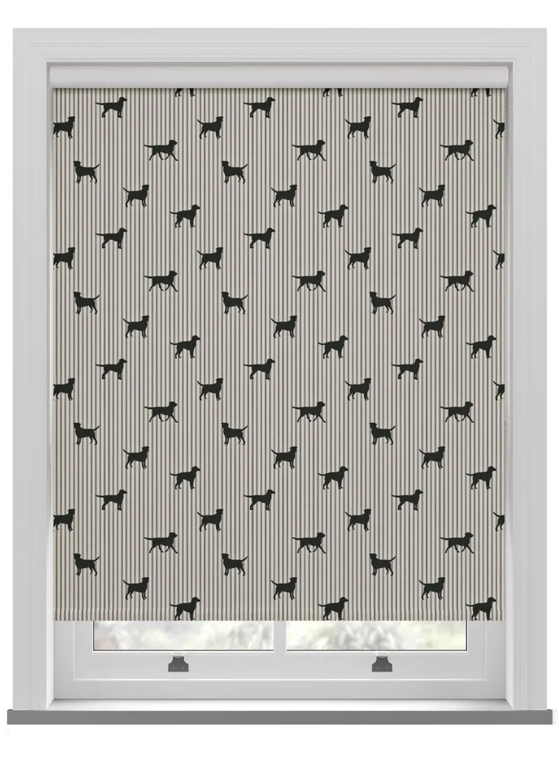 Emily Bond Marley Coal Roller Blind