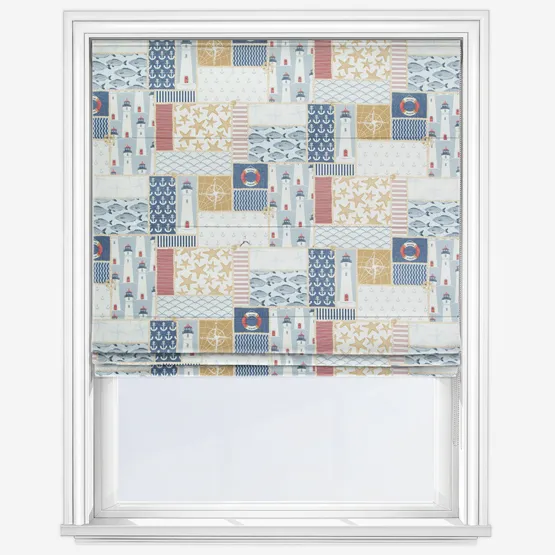Coast Blue Roman Blind