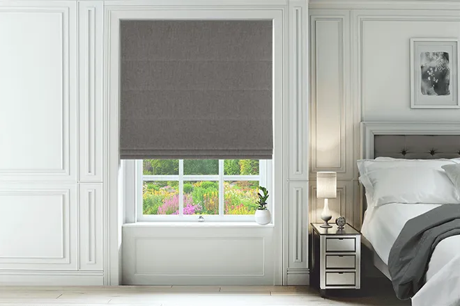 Ardee Clay - Woven Roman Blind