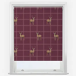 Sonova Studio Hawick Deep Red Roller Blind