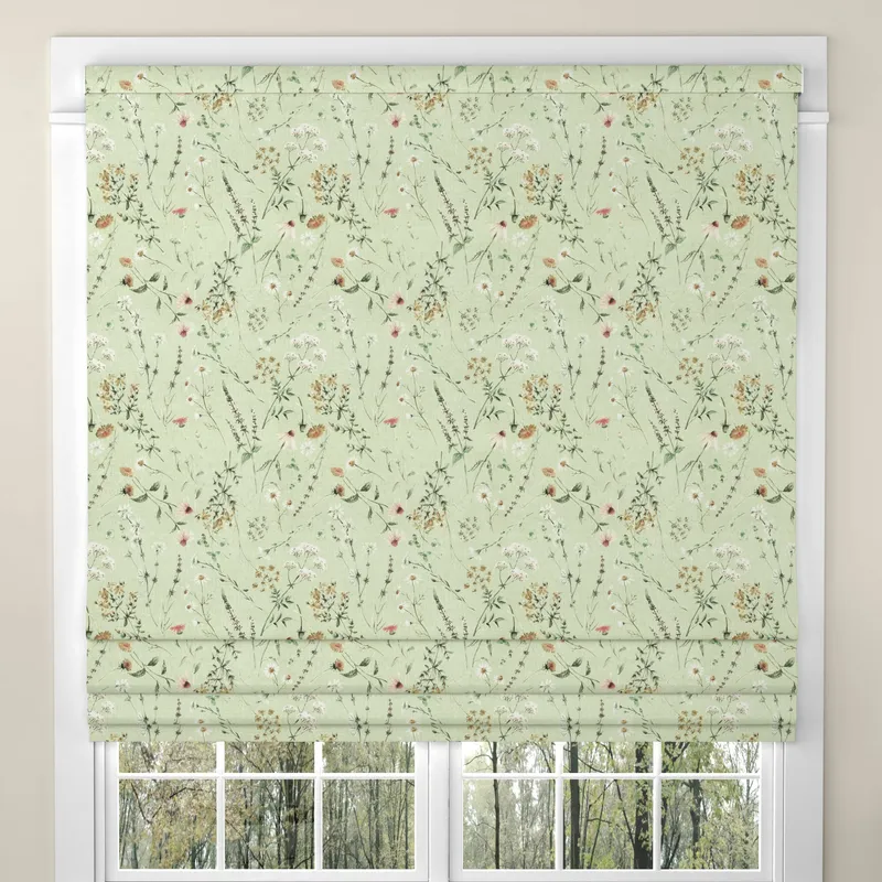 Ante Decor Chloe Made To Measure Roman Blind Green