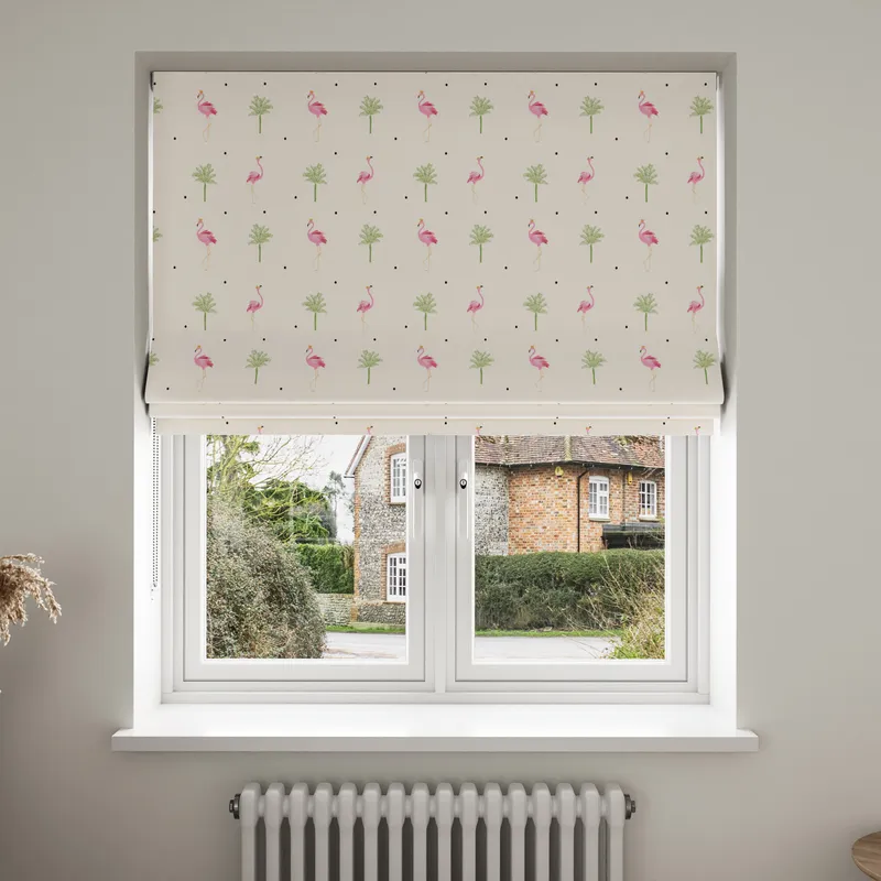 Sara Miller Flamingo Cream Blinds Uk