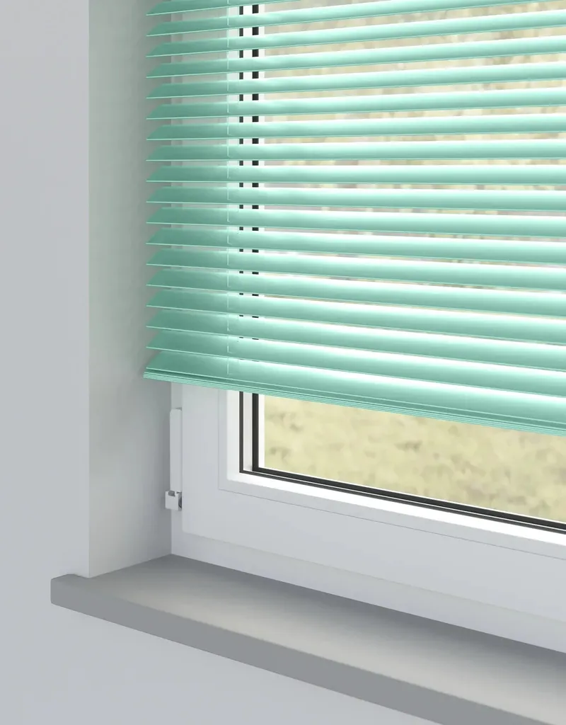 Fern Green Metal Venetian Blind - 25mm