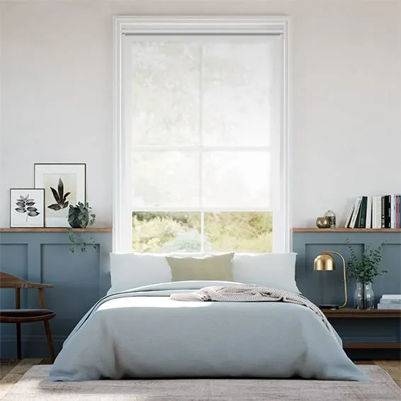 Atlas Cloud White Roller Blind