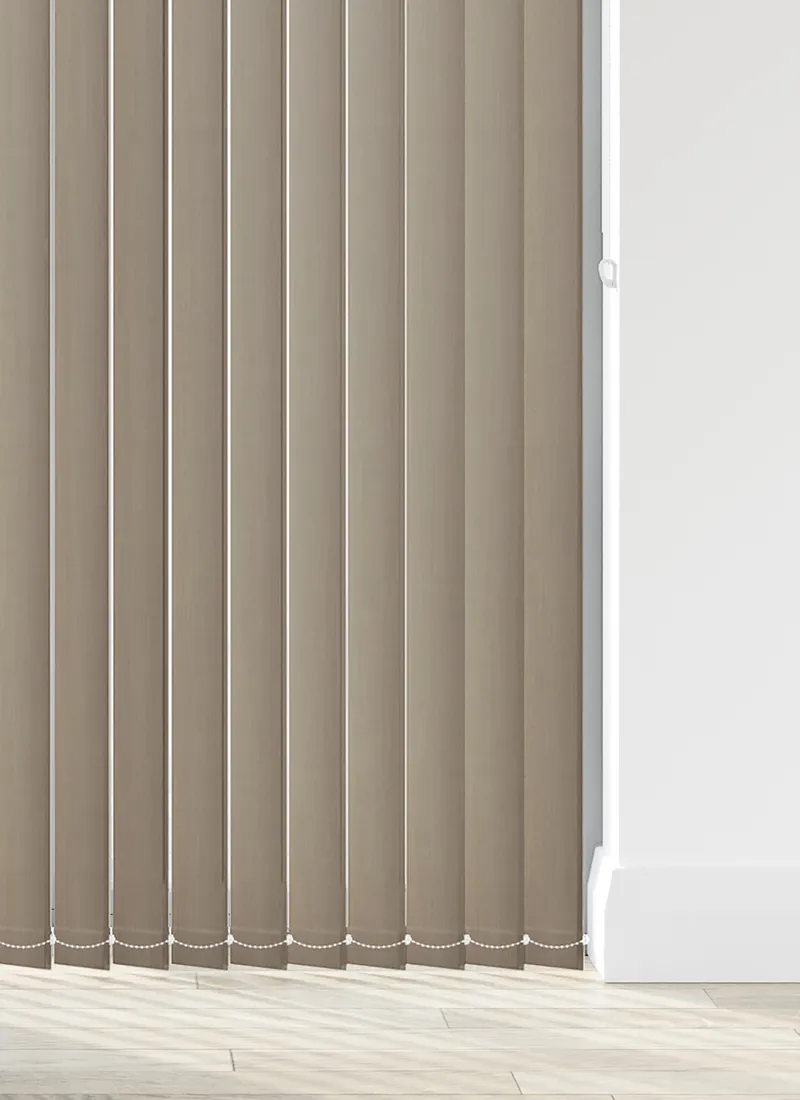 Woven Manatee Vertical Blind