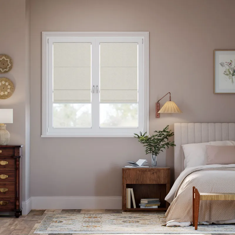 Bijou Linen Roman Blinds