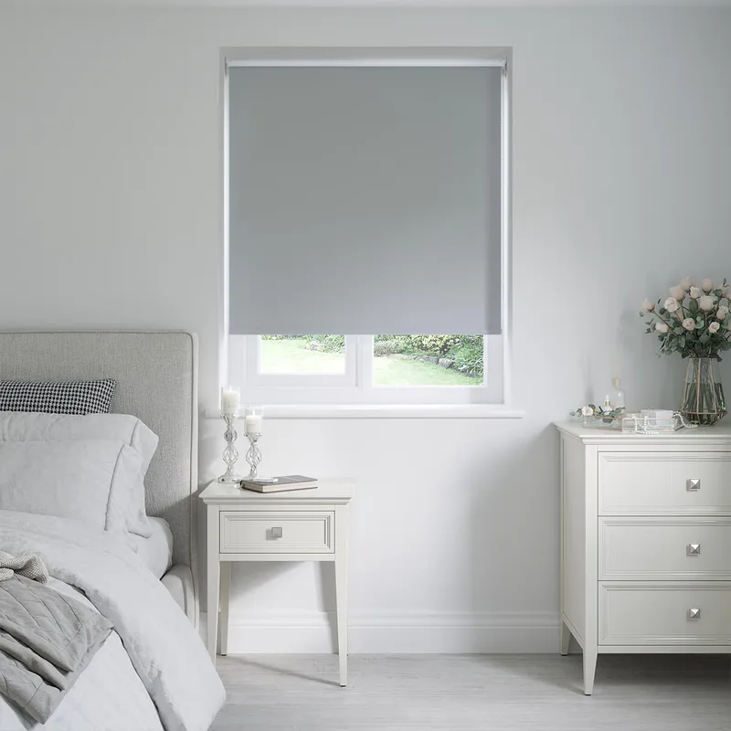 Barcelona Mineral Grey Roller Blinds