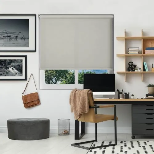 Origin Grey Whisper Roller Blind