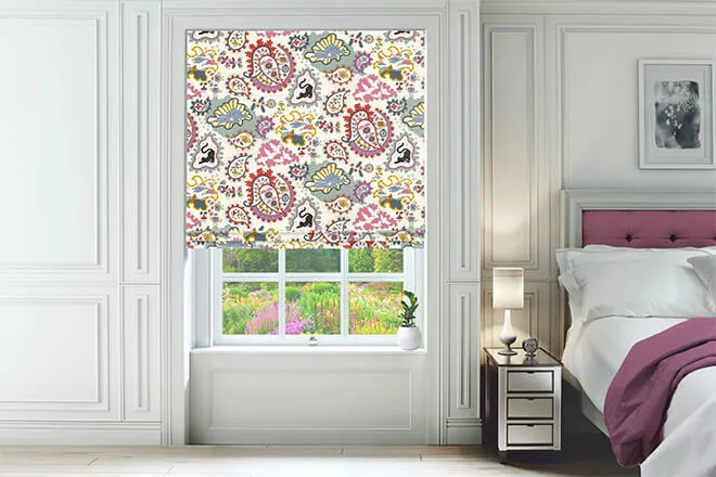 Cath Kidston Paisley Multi - Designer Roman Blind