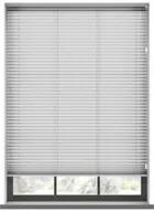 Akona White Pleated Blind