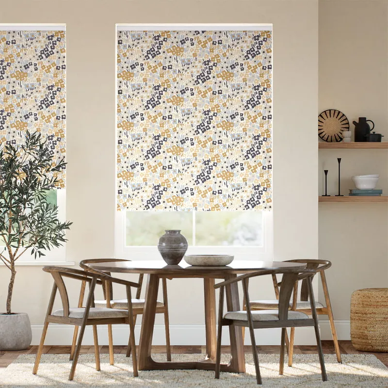 Spring Meadow Wheat Roller Blind